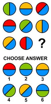 Logics quiz answer Stock Illustration