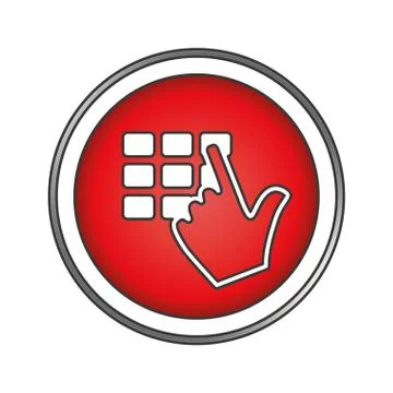 Login and password design Illustrazione stock