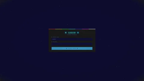 Login animation accompanied by get hacked animation showing login process a.. Video stock 324590034