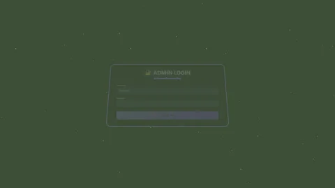 Login animation followed by hacking animation showing a transition on a dig.. Stock Footage 324590015