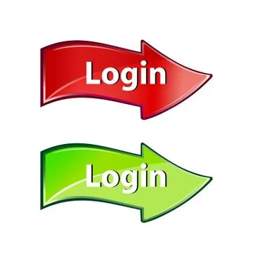 Login arrow Stock Illustration