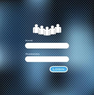 Login  Background Stock Illustration