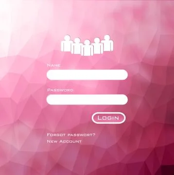 Login  Background Stock Illustration