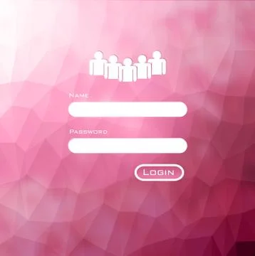 Login  Background Stock Illustration