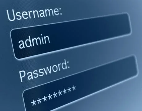 Login box Stock Photos