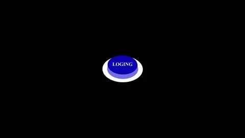 Login button animation with blue color. Login button digital interface symb.. Stock Footage 337617656