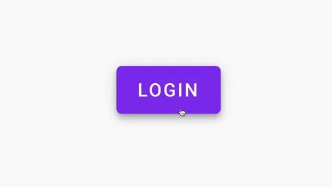 Login button by cursor pointer on a computer screen. Stock Footage 220775201