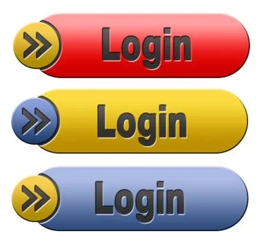Login button Stock Illustration