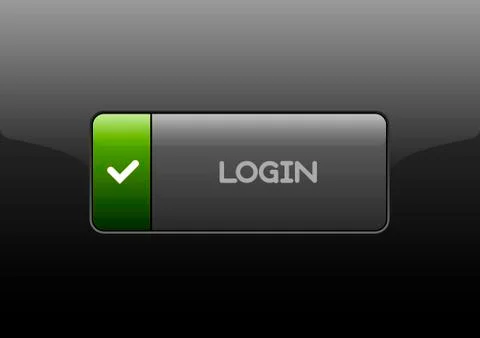 Login Button Illustrazione stock