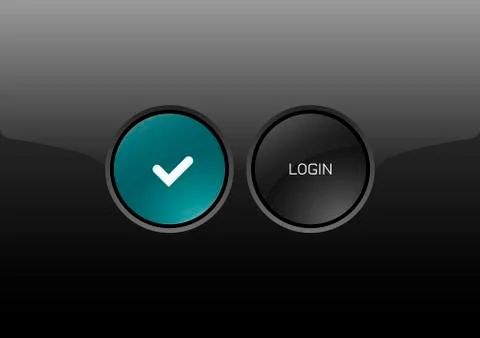 Login Button Illustrazione stock