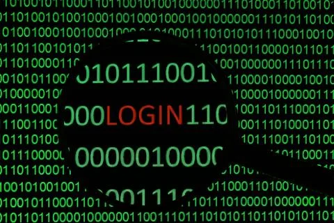 Login concept Stock Illustration