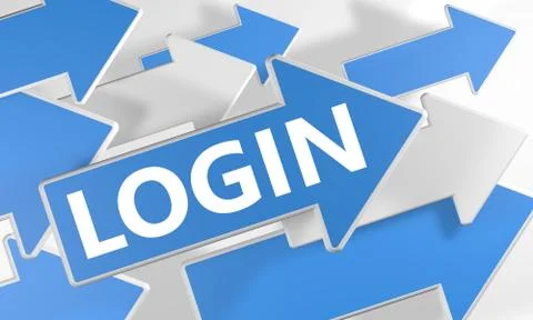 Login concept Stock Illustration