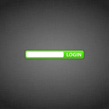 Login form on the website Stock Illustration