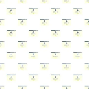 Login form window user interface seamless pattern Stockillustratie