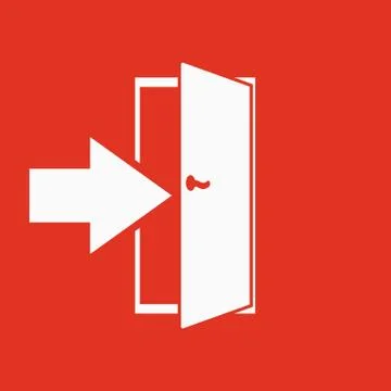 The login icon. Entry and input, authorization symbol. Flat Stock Illustration