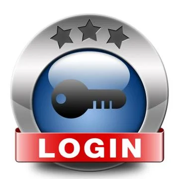 Login icon Stock Illustration
