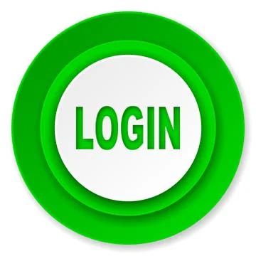 Login icon. Stock Illustration