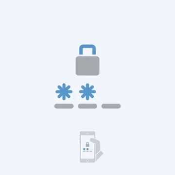 Login icon Stock-Illustration