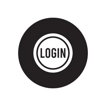 Login icon vector Stock Illustration