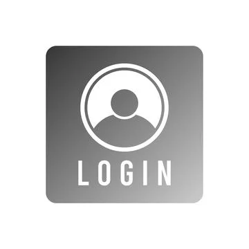 Login icon vector Stock Illustration