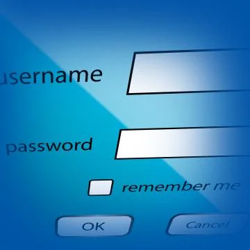 Login Stock Illustration