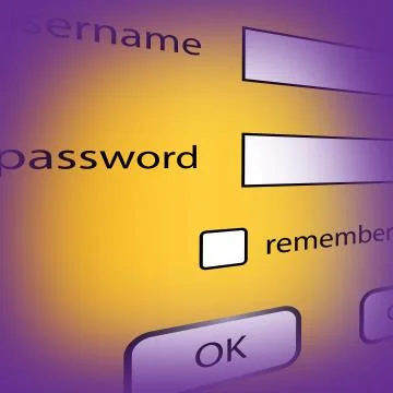 Login 스톡 일러스트