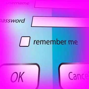 Login Stock Illustration