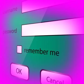 Login Stock-Illustration