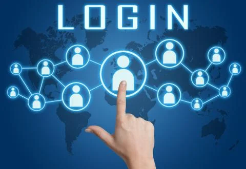 Login Stock Illustration
