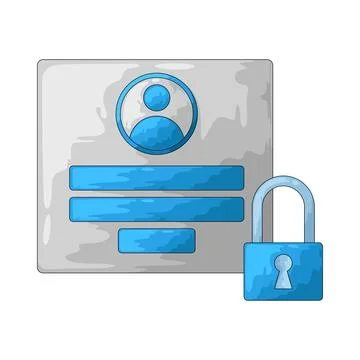 Login illustration イラスト素材
