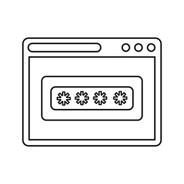 Login, password, security code icon Stockillustratie