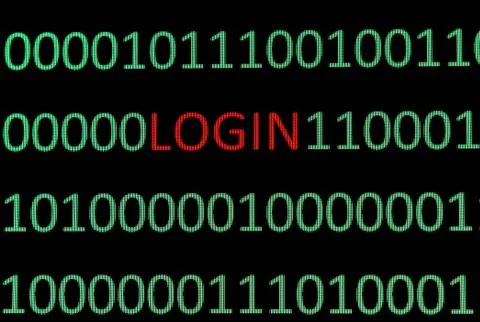 Login Fotos de archivo