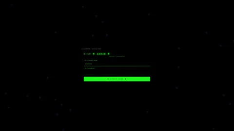 Login screen animation followed by hacking sequence in a digital environmen.. Stock Footage 324590040