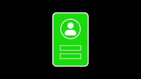 Login screen graphic animation showing user avatar field and password input.. Stock Footage 345547834