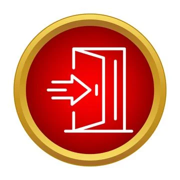 Login sign button registering entering concept Stock Illustration