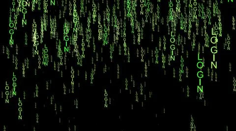 Login text code on the web 스톡 일러스트