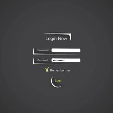 Login Vector login background. Image contains gradient mesh Copyright: xZo... Stock Photos