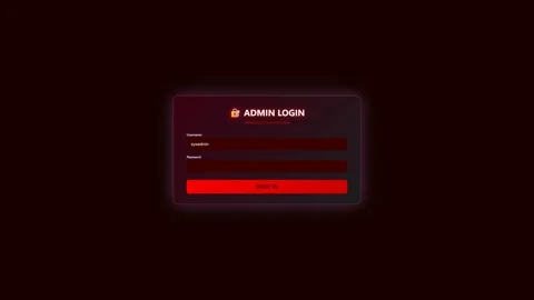 Login window animation with hacking and system hijacking demonstration in a Stock Footage 324800978