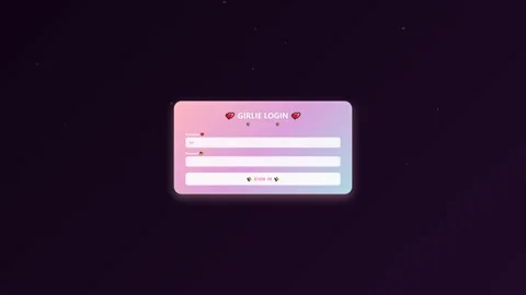 Login window animation shows hacking or hijacking system activity in a dark Stock Footage 324939219
