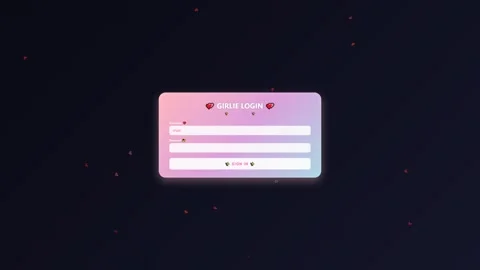 Login window animation shows system hijacking process taking place in a dark Stock Footage 324800817