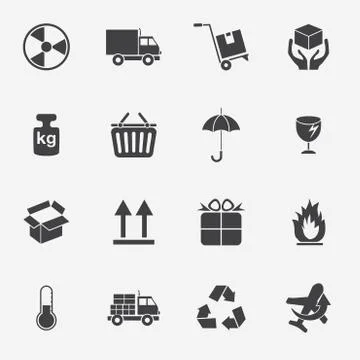 Logistic and packing icon Stock Illustration