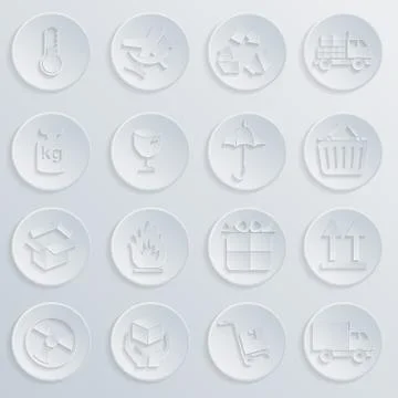 Logistic and packing icon Stock Illustration