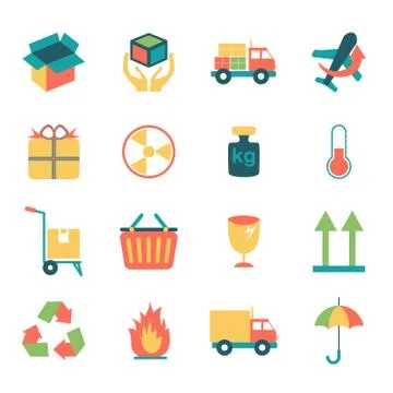 Logistic and packing icon Stock Illustration