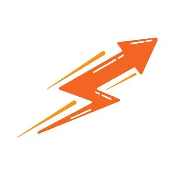 Logistic arrow logo Stock Illustration