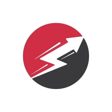 Logistic arrow logo Stock Illustration