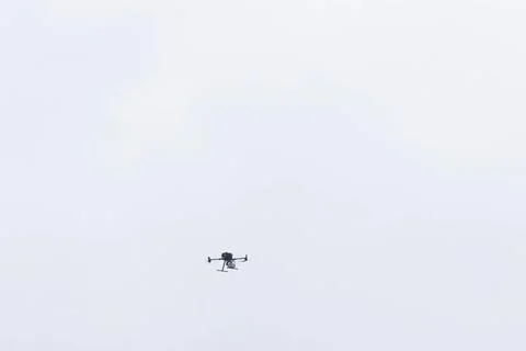 Logistic Concept, High Tech Concept, Delivery Drone in the Sky, China Stock Photos