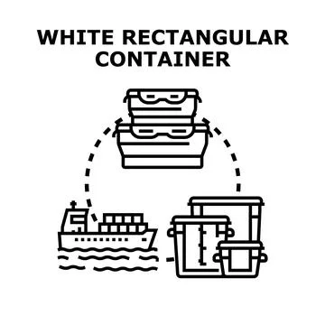 Logistic container moving goods by cargo ship for global delivery 스톡 일러스트