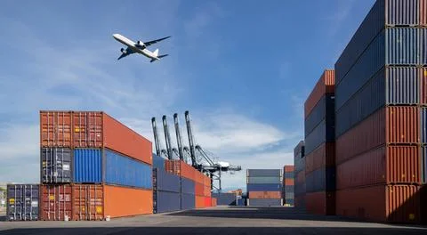 Logistic Export Import Concept Stock Photos