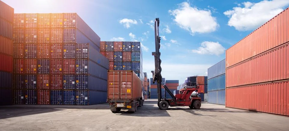 Logistic Export Import Concept Stock Photos