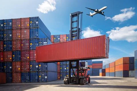 Logistic Export Import Concept Stock Photos